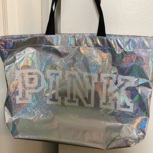 Pink Victoria’s  secret shopper tote